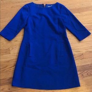 Blue shift dress